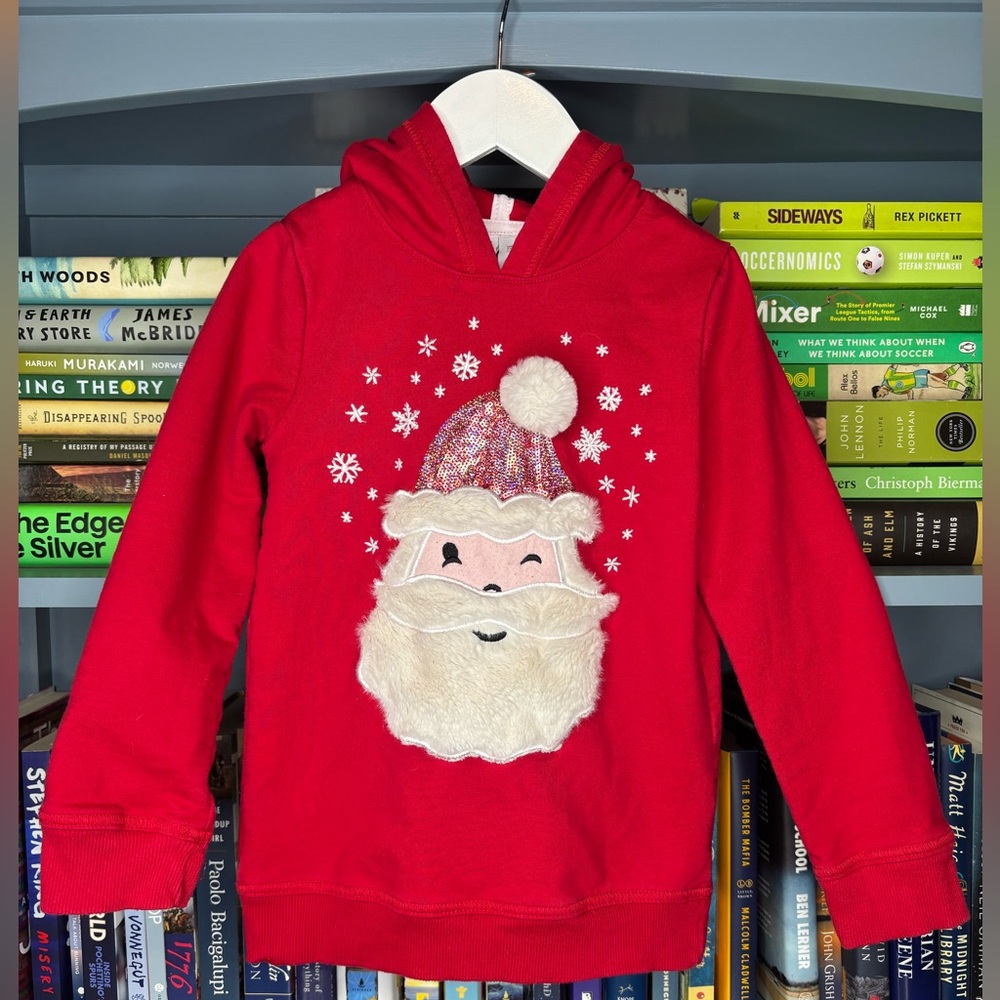 Red Santa Kids Hoodie